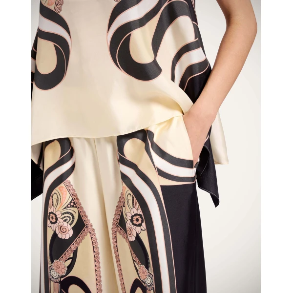 La DoubleJ Palazzo Pants in Ambrosia Placée Pale Pink - Pants - Milanese Maximalist Fashion at Luxury Shoes 