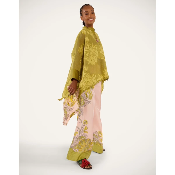La DoubleJ Palazzo Pants in Swathe Placée Pink - Pants - Milanese Maximalist Fashion at Luxury Shoes 