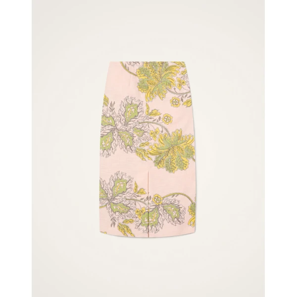 La DoubleJ Pencil Skirt in Swathe Pink - Skirts - Milanese Maximalist Fashion at Luxury Shoes 
