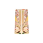 La DoubleJ Pencil Skirt in Tulip Placée Pale Pink - Skirts - Milanese Maximalist Fashion at Luxury Shoes 