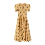 La DoubleJ Petal Dress in Florette Yellow - Dresses - Milanese Maximalist Fashion at Luxury Shoes 