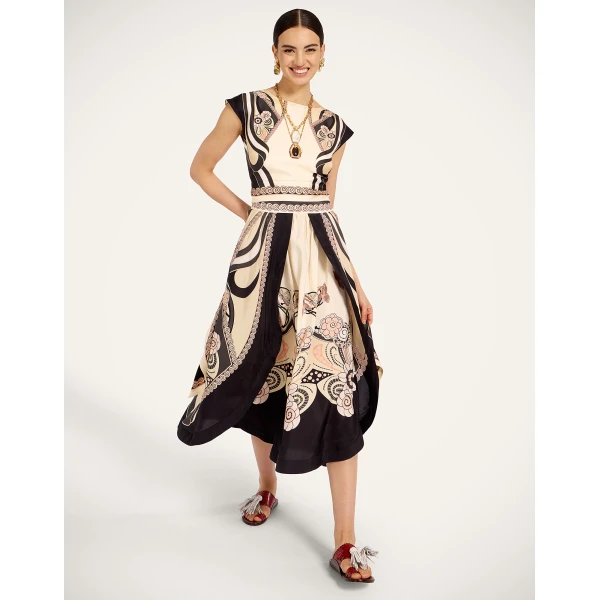 La DoubleJ Petal Skirt in Ambrosia Placée Pale Pink - Skirts - Milanese Maximalist Fashion at Luxury Shoes 