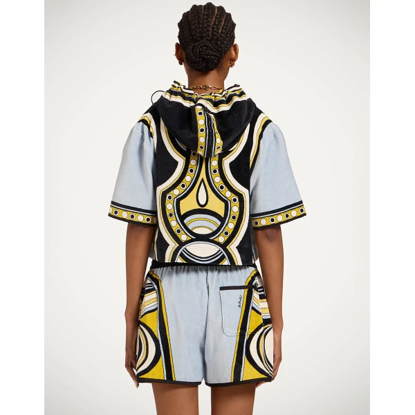 La DoubleJ Portal Tee in Sanctuary Placée Light Blue - Tops - Milanese Maximalist Fashion at Luxury Shoes 