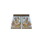 La DoubleJ Pull-Up Shorts in Oceania Placée Light Blue - Shorts - Milanese Maximalist Fashion at Luxury Shoes 