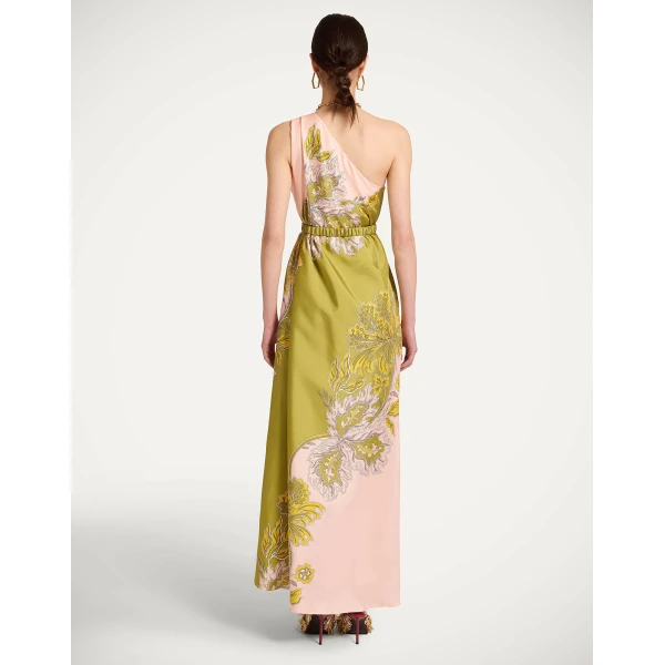 La DoubleJ Roy Dress in Swathe Placée Pink - Dresses - Milanese Maximalist Fashion at Luxury Shoes 