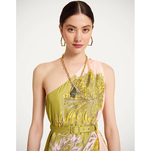 La DoubleJ Roy Dress in Swathe Placée Pink - Dresses - Milanese Maximalist Fashion at Luxury Shoes 