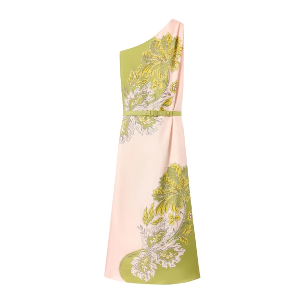 La DoubleJ Roy Dress in Swathe Placée Pink - Dresses - Milanese Maximalist Fashion at Luxury Shoes 