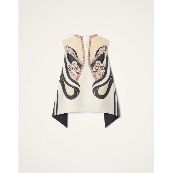 La DoubleJ San Carlo Top in Ambrosia Placée Pale Pink - Tops - Milanese Maximalist Fashion at Luxury Shoes 