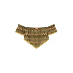 La DoubleJ Sand Dollar Top in Multicolor Green & Orange - Tops - Milanese Maximalist Fashion at Luxury Shoes 