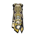 La DoubleJ Scarf Dress in Sanctuary Placée Gold - Dresses - Milanese Maximalist Fashion at Luxury Shoes 