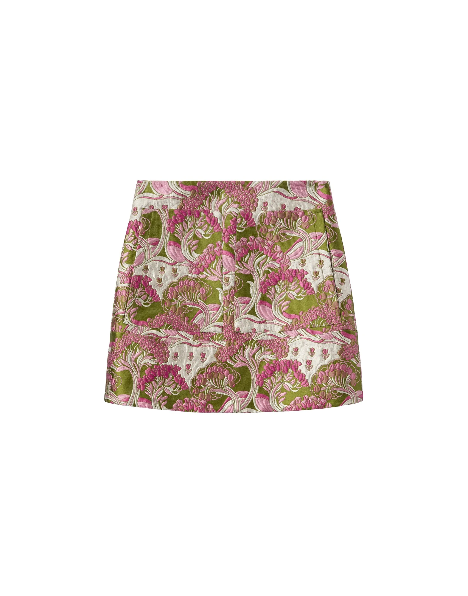 La-DoubleJ-Short-Skirt-in-Tulip-Green19191_nobg La DoubleJ Short Skirt in Tulip Green - Skirts - Milanese Maximalist Fashion at Luxury Shoes