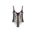 La DoubleJ Sleeveless Sunset Suit in Ambrosia Placée Pale Pink - Beachwear - Milanese Maximalist Fashion at Luxury Shoes 