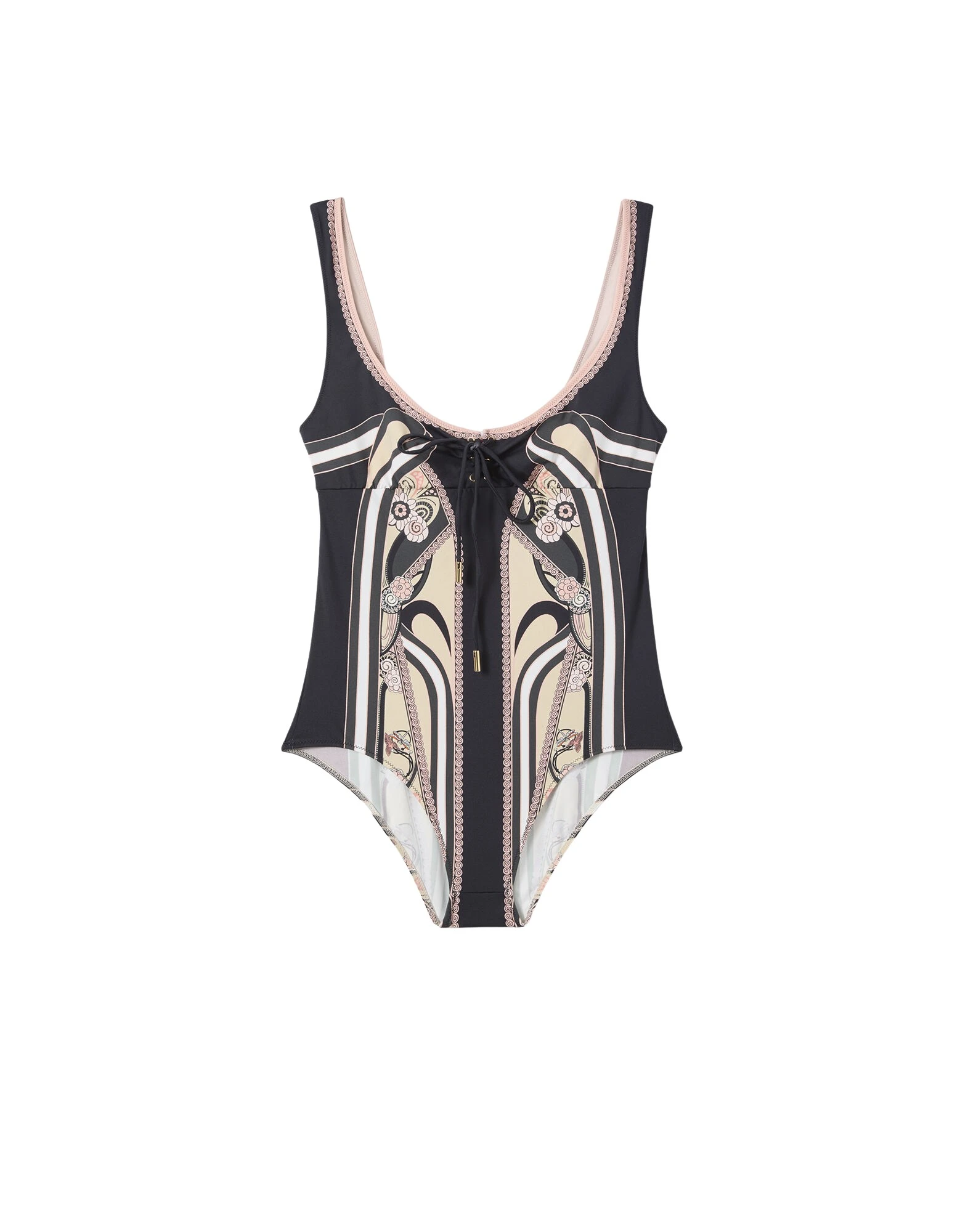 La-DoubleJ-Sleeveless-Sunset-Suit-in-Ambrosia-Placee-Pale-Pink59470_nobg La DoubleJ Sleeveless Sunset Suit in Ambrosia Placée Pale Pink - Beachwear - Milanese Maximalist Fashion at Luxury Shoes