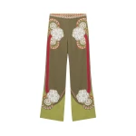 La-DoubleJ-Stretch-Pants-in-Ambrosia-Placee-Green27064_nobg La DoubleJ Stretch Pants in Ambrosia Placée Green - Pants - Milanese Maximalist Fashion at Luxury Shoes