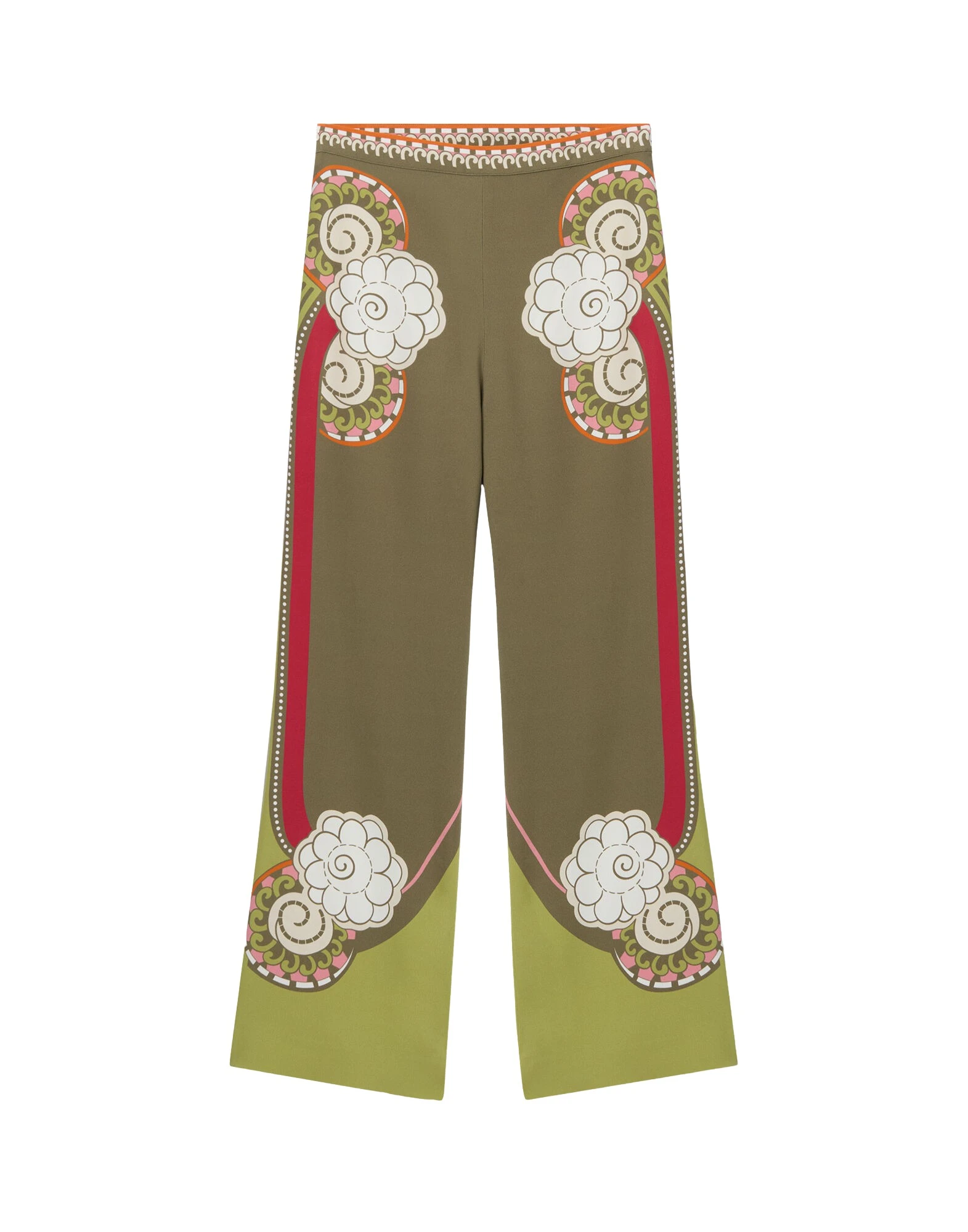 La-DoubleJ-Stretch-Pants-in-Ambrosia-Placee-Green27064_nobg La DoubleJ Stretch Pants in Ambrosia Placée Green - Pants - Milanese Maximalist Fashion at Luxury Shoes