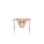 La DoubleJ String Bikini Bottom in Cocoon Placée Pink - Beachwear - Milanese Maximalist Fashion at Luxury Shoes 