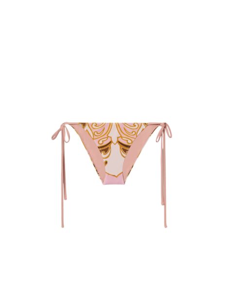 La DoubleJ String Bikini Bottom in Cocoon Placée Pink - Beachwear - Milanese Maximalist Fashion at Luxury Shoes 