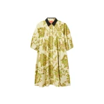 La DoubleJ Sunburst Dress in Oasis Green - Dresses - Milanese Maximalist Fashion at Luxury Shoes 