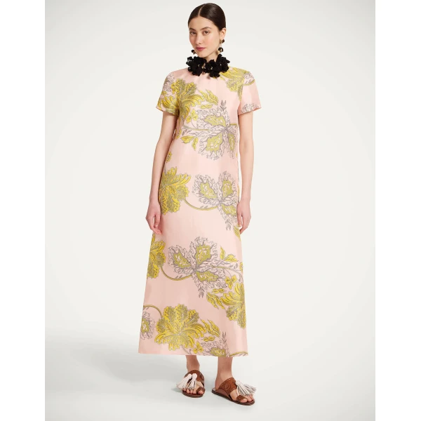 La DoubleJ Swing Dress in Swathe Pink - Dresses - Milanese Maximalist Fashion at Luxury Shoes 