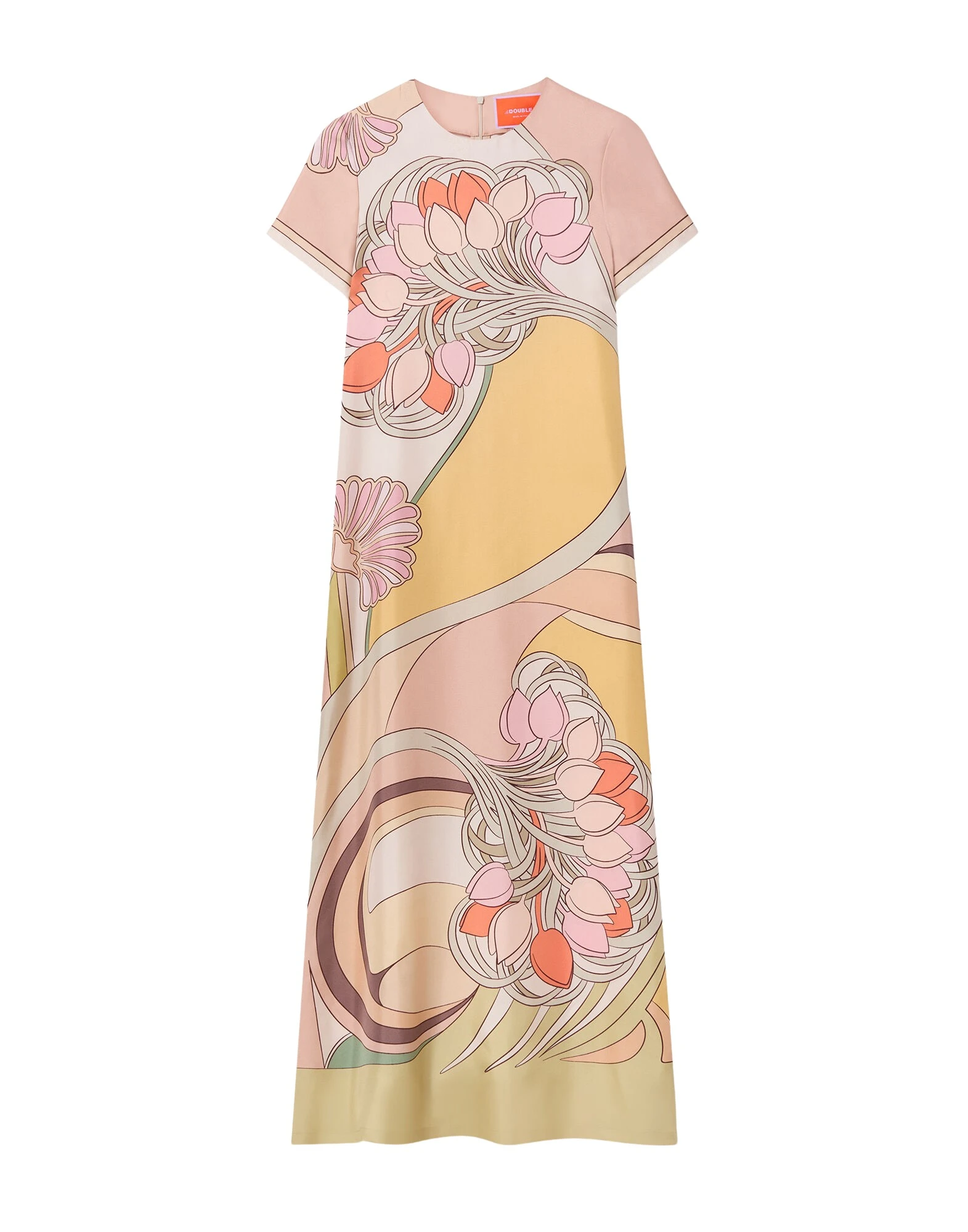 La-DoubleJ-Swing-Dress-in-Tulip-Placee-Pale-Pink40920_nobg La DoubleJ Swing Dress in Tulip Placée Pale Pink - Dresses - Milanese Maximalist Fashion at Luxury Shoes