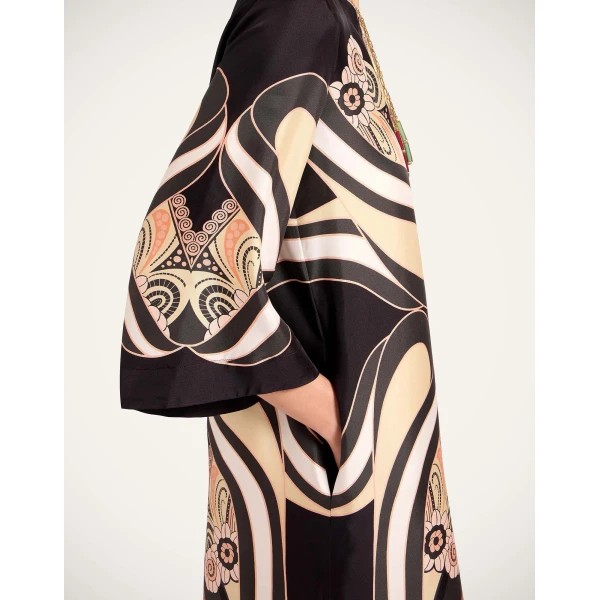 La DoubleJ The Kaftan in Ambrosia Placée Pale Pink - Dresses - Milanese Maximalist Fashion at Luxury Shoes 