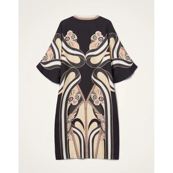 La DoubleJ The Kaftan in Ambrosia Placée Pale Pink - Dresses - Milanese Maximalist Fashion at Luxury Shoes 