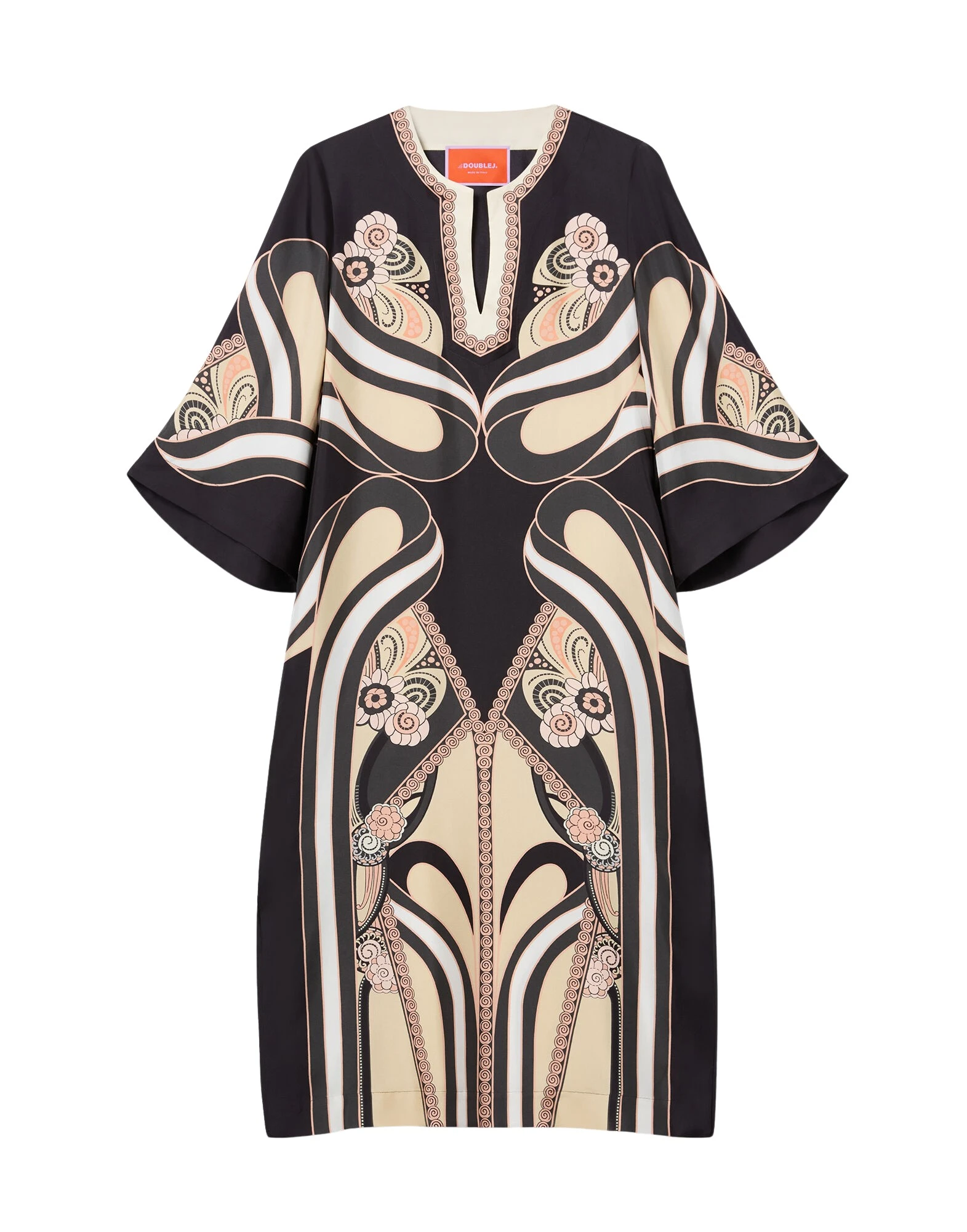 La-DoubleJ-The-Kaftan-in-Ambrosia-Placee-Pale-Pink94121_nobg La DoubleJ The Kaftan in Ambrosia Placée Pale Pink - Dresses - Milanese Maximalist Fashion at Luxury Shoes