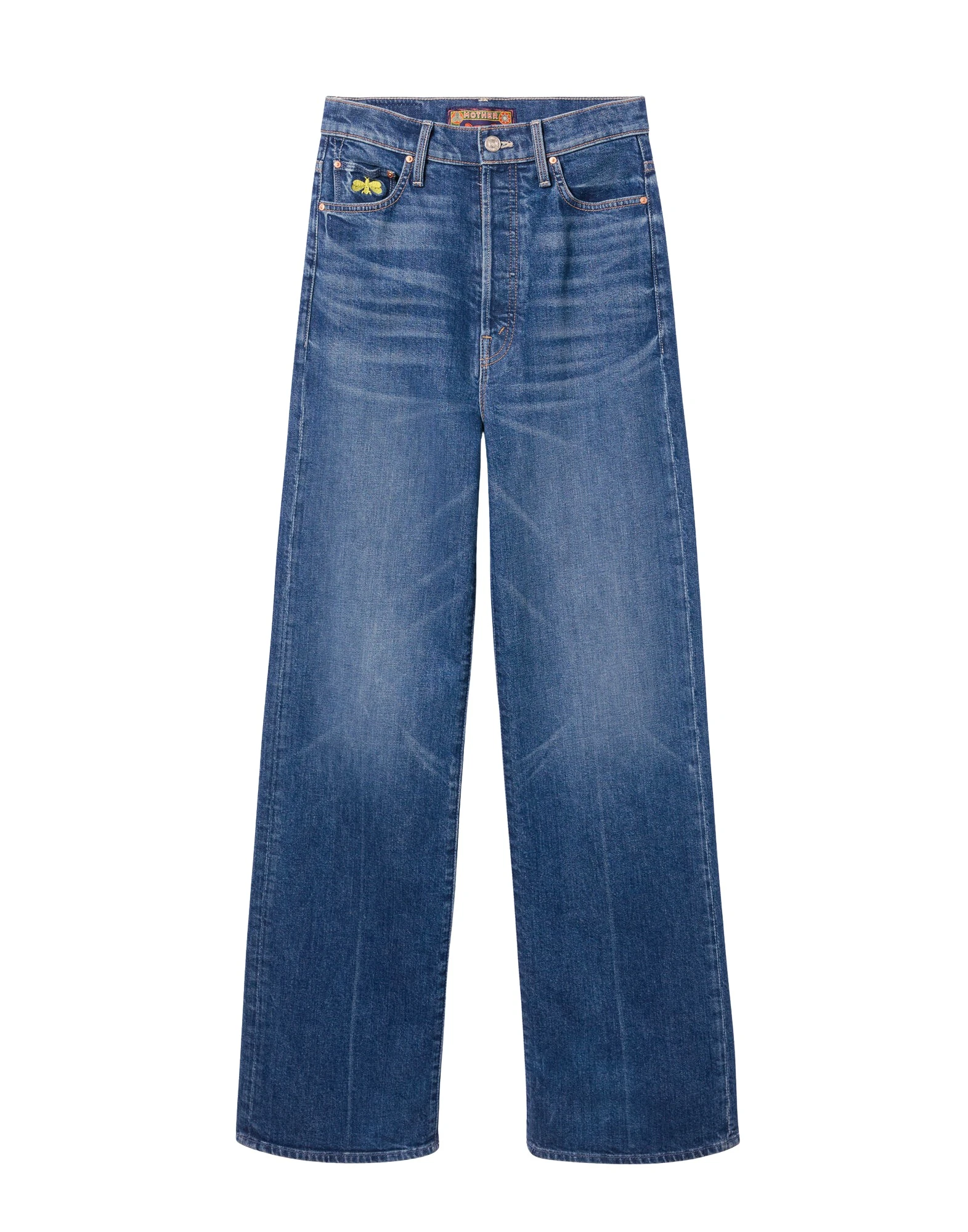 La-DoubleJ-The-Tune-Up-Maven-Sneak-Jeans-in-Middle-Child-Blue20532_nobg La DoubleJ The Tune Up Maven Sneak Jeans in Middle Child Blue - Pants - Milanese Maximalist Fashion at Luxury Shoes