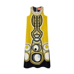 La DoubleJ Totem Dress in Sanctuary Placée Gold - Dresses - Milanese Maximalist Fashion at Luxury Shoes 
