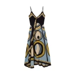 La DoubleJ Turn Around Dress in Sanctuary Placée Light Blue - Dresses - Milanese Maximalist Fashion at Luxury Shoes 