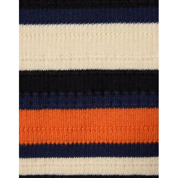 La DoubleJ Veneziana Shorts in Multicolor Orange - Shorts - Milanese Maximalist Fashion at Luxury Shoes 