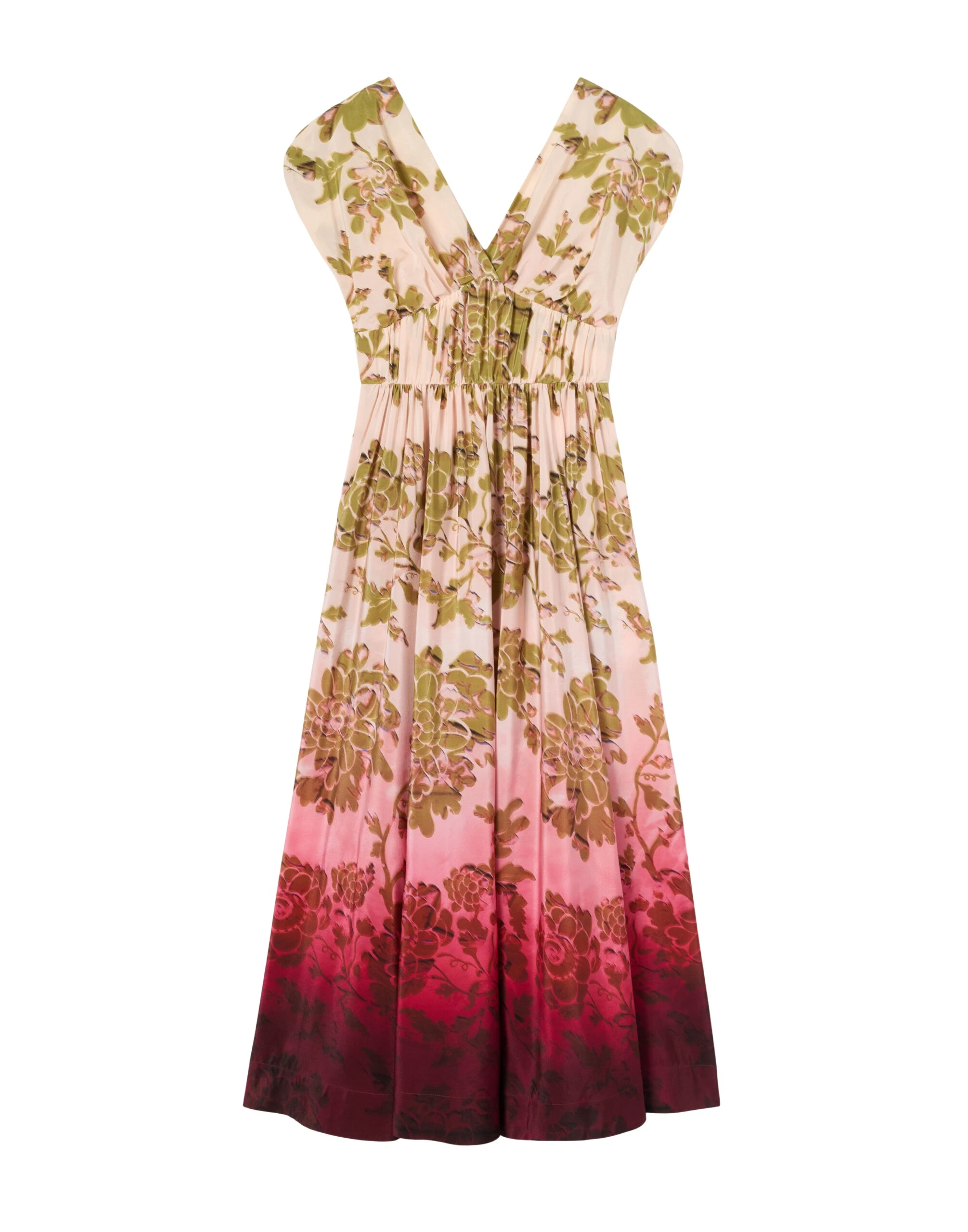 La-DoubleJ-Waldorf-Dress-in-Oasis-Ombre-Placee-Geen-Red-scaled58001_nobg La DoubleJ Waldorf Dress in Oasis Ombré Placée Geen & Red - Dresses - Milanese Maximalist Fashion at Luxury Shoes