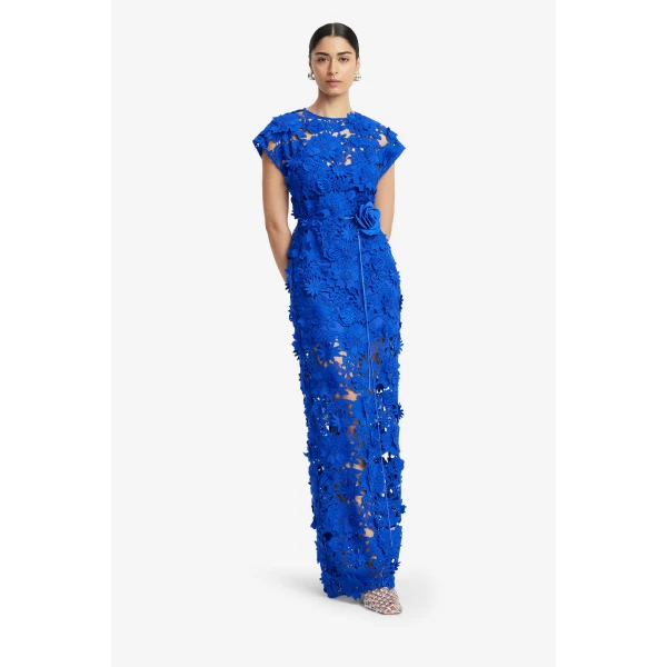 Leo Lin Alena Lace Maxi Dress  - Leo Lin Dress - Australian Luxury Fashion - Shop at Luxury Shoes 