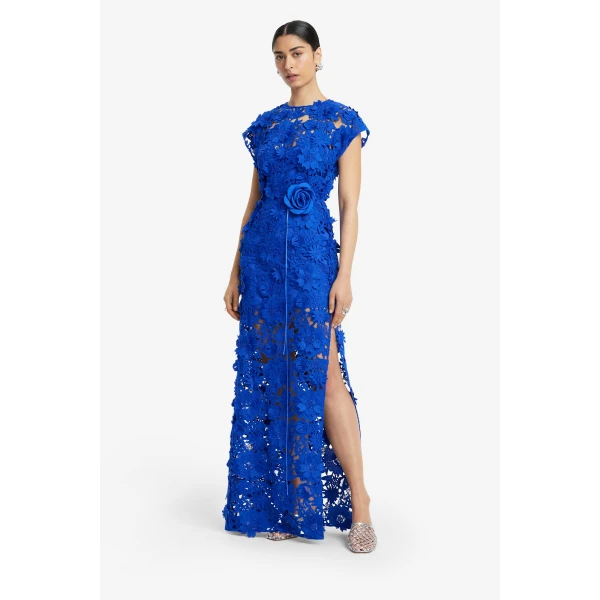 Leo Lin Alena Lace Maxi Dress  - Leo Lin Dress - Australian Luxury Fashion - Shop at Luxury Shoes 