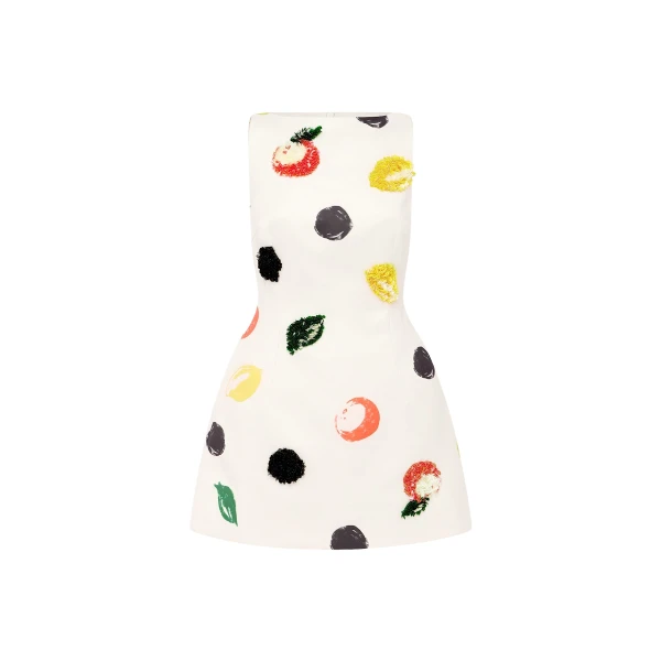 Leo Lin Ali Embellished Boat Neck Mini Dress  - Leo Lin Dress - Australian Luxury Fashion - Shop at Luxury Shoes 