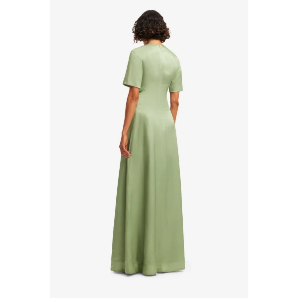 Leo Lin Alice Short Sleeve Maxi Dress  - Leo Lin Dress - Australian Luxury Fashion - Shop at Luxury Shoes 