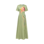 Leo Lin Alice Short Sleeve Maxi Dress  - Leo Lin Dress - Australian Luxury Fashion - Shop at Luxury Shoes 