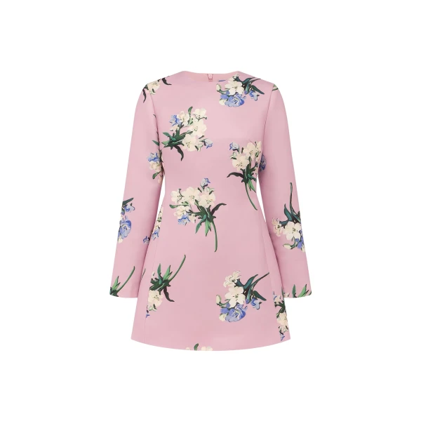 Leo Lin Aliza Long Sleeve Mini Dress  - Leo Lin Dress - Australian Luxury Fashion - Shop at Luxury Shoes 