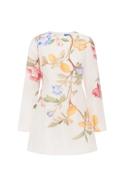 Leo Lin Aliza Long Sleeve Mini Dress  - Leo Lin Dress - Australian Luxury Fashion - Shop at Luxury Shoes 