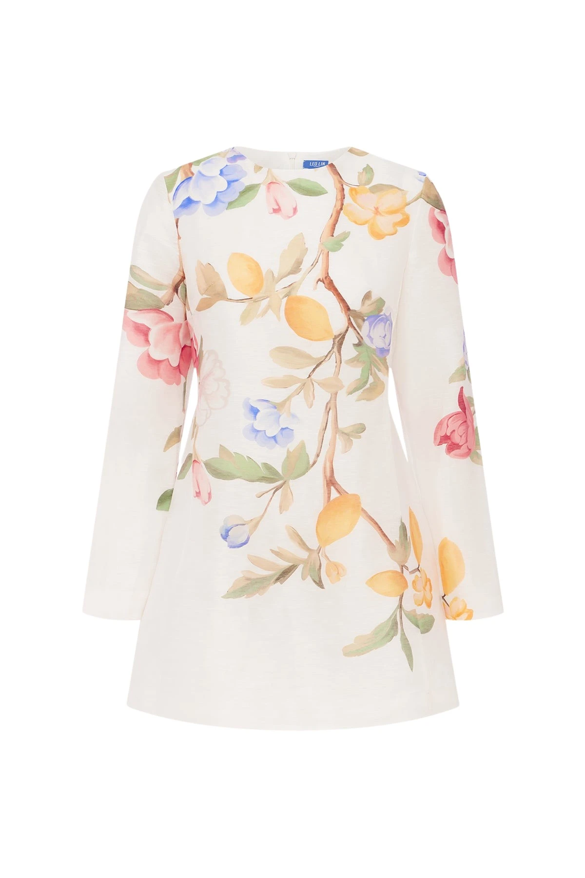 Leo-Lin-Aliza-Long-Sleeve-Mini-Dress38986_nobg Leo Lin Aliza Long Sleeve Mini Dress - Leo Lin Dress - Australian Luxury Fashion - Shop at Luxury Shoes