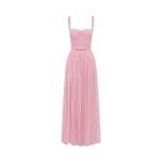 Leo Lin Angelina Ruffled Floor Length Dress  - Leo Lin Dress - Australian Luxury Fashion - Shop at Luxury Shoes 