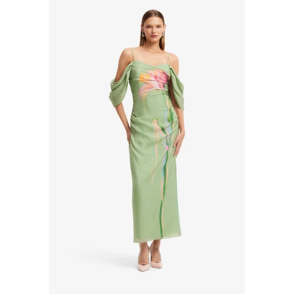 Leo Lin Angeline Maxi Dress  - Leo Lin Dress - Australian Luxury Fashion - Shop at Luxury Shoes 