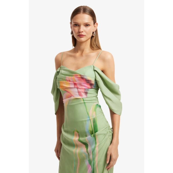 Leo Lin Angeline Maxi Dress  - Leo Lin Dress - Australian Luxury Fashion - Shop at Luxury Shoes 