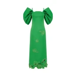 Leo Lin Arabella Appliqué Maxi Dress  - Leo Lin Dress - Australian Luxury Fashion - Shop at Luxury Shoes 