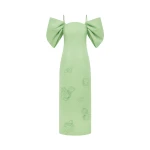 Leo Lin Arabella Appliqué Maxi Dress  - Leo Lin Dress - Australian Luxury Fashion - Shop at Luxury Shoes 