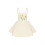Leo Lin Ariel Embellished Wool Mini Dress  - Leo Lin Dress - Australian Luxury Fashion - Shop at Luxury Shoes 