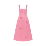 Leo Lin Beatrice Bow Midi Dress  - Leo Lin Dress - Australian Luxury Fashion - Shop at Luxury Shoes 