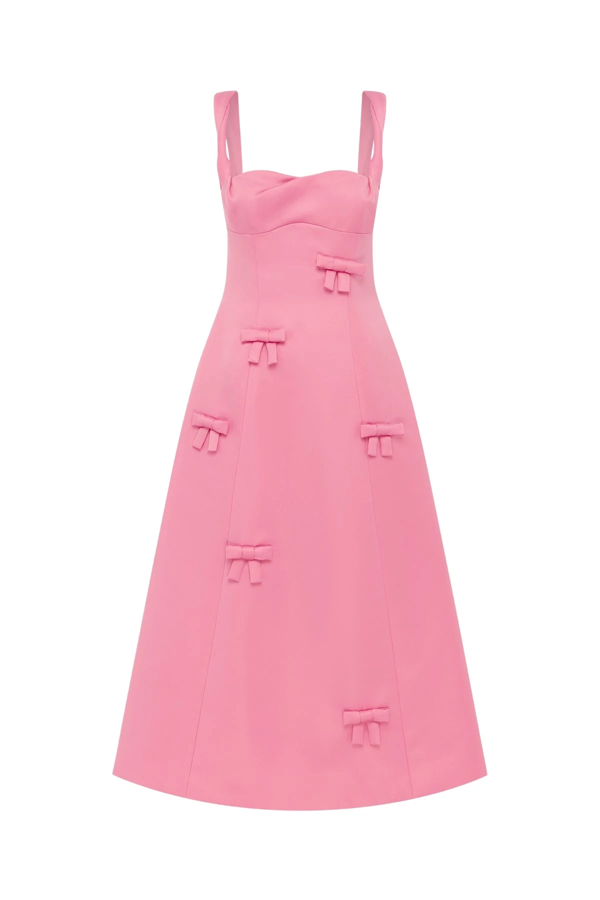 Leo-Lin-Beatrice-Bow-Midi-Dress52898_nobg Leo Lin Beatrice Bow Midi Dress - Leo Lin Dress - Australian Luxury Fashion - Shop at Luxury Shoes