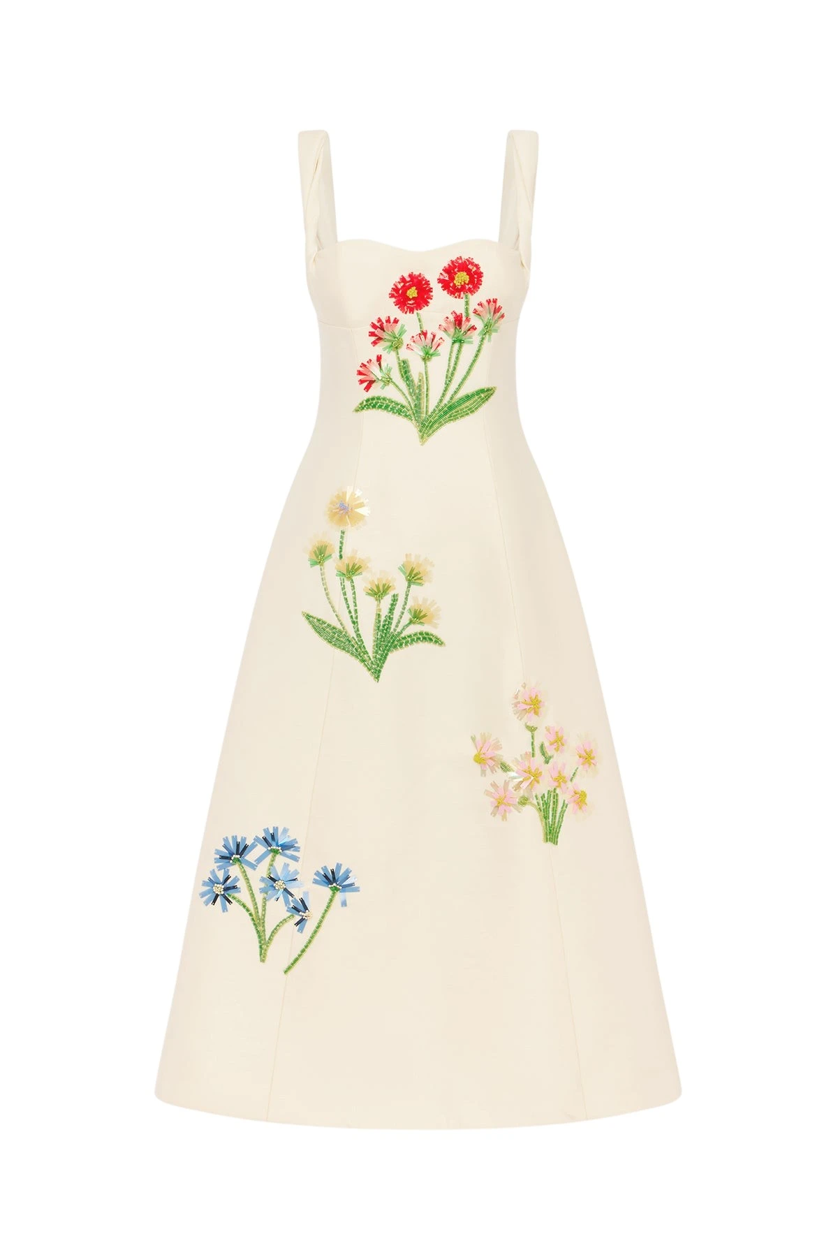 Leo-Lin-Beatrice-Embellished-Wool-Midi-Dress84345_nobg Leo Lin Beatrice Embellished Wool Midi Dress - Leo Lin Dress - Australian Luxury Fashion - Shop at Luxury Shoes