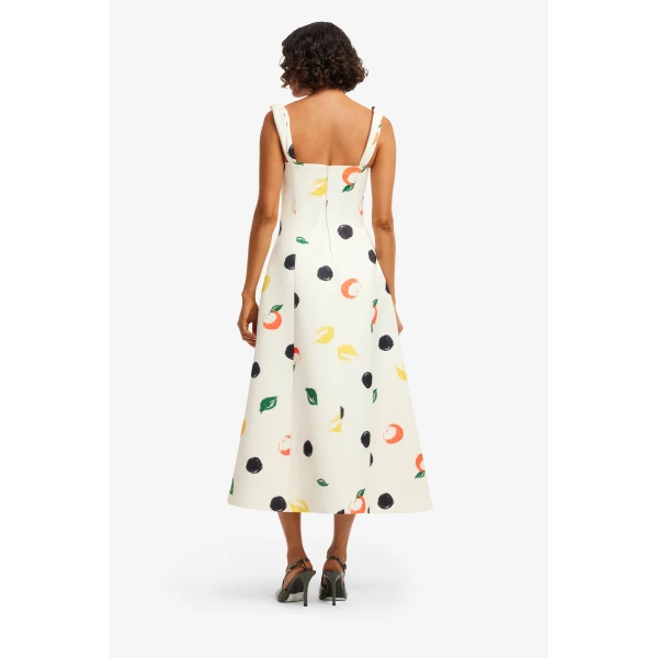Leo Lin Beatrice Midi Dress  - Leo Lin Dress - Australian Luxury Fashion - Shop at Luxury Shoes 